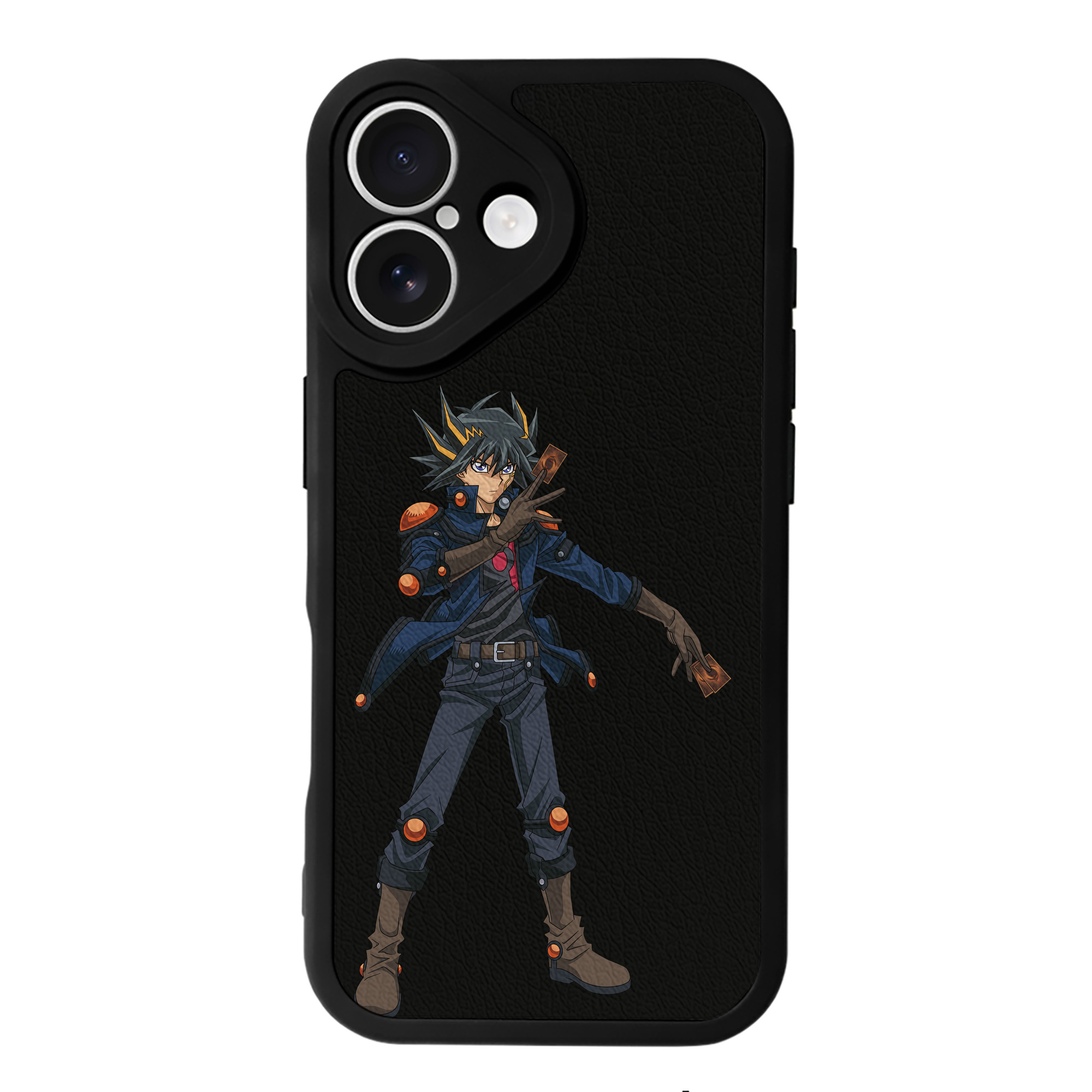遊☆戯☆王 Yu-Gi-Oh! 【iPhone 16シリーズ対応】シリコンスマホケース（レザー調） 材質：シリコン